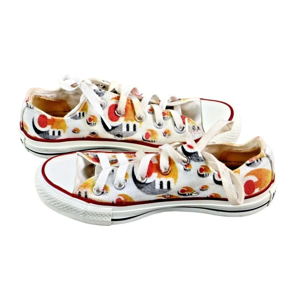 Converse Chuck Taylor All Star‎ Shoes Unisex Kids Size 3 White Canvas Sneakers